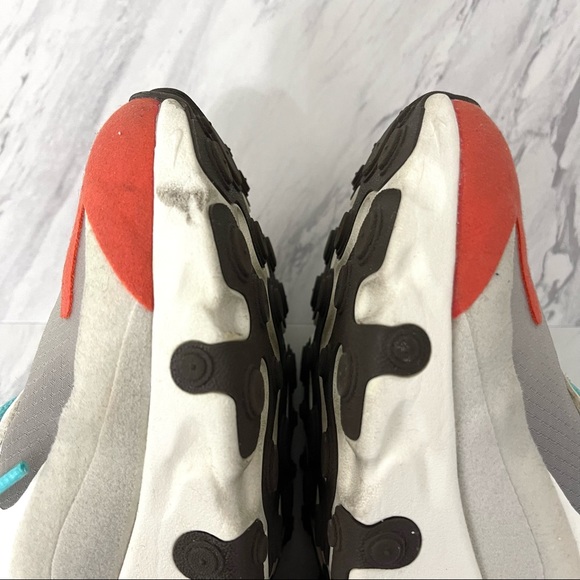 Nike- Air Max 270 React Lt Beige Chalk/Platinum Tint Size Men’s 8.5 - Picture 6 of 12